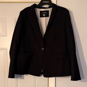 J. Crew Women's Elegant Black Wool Blazer - size 18